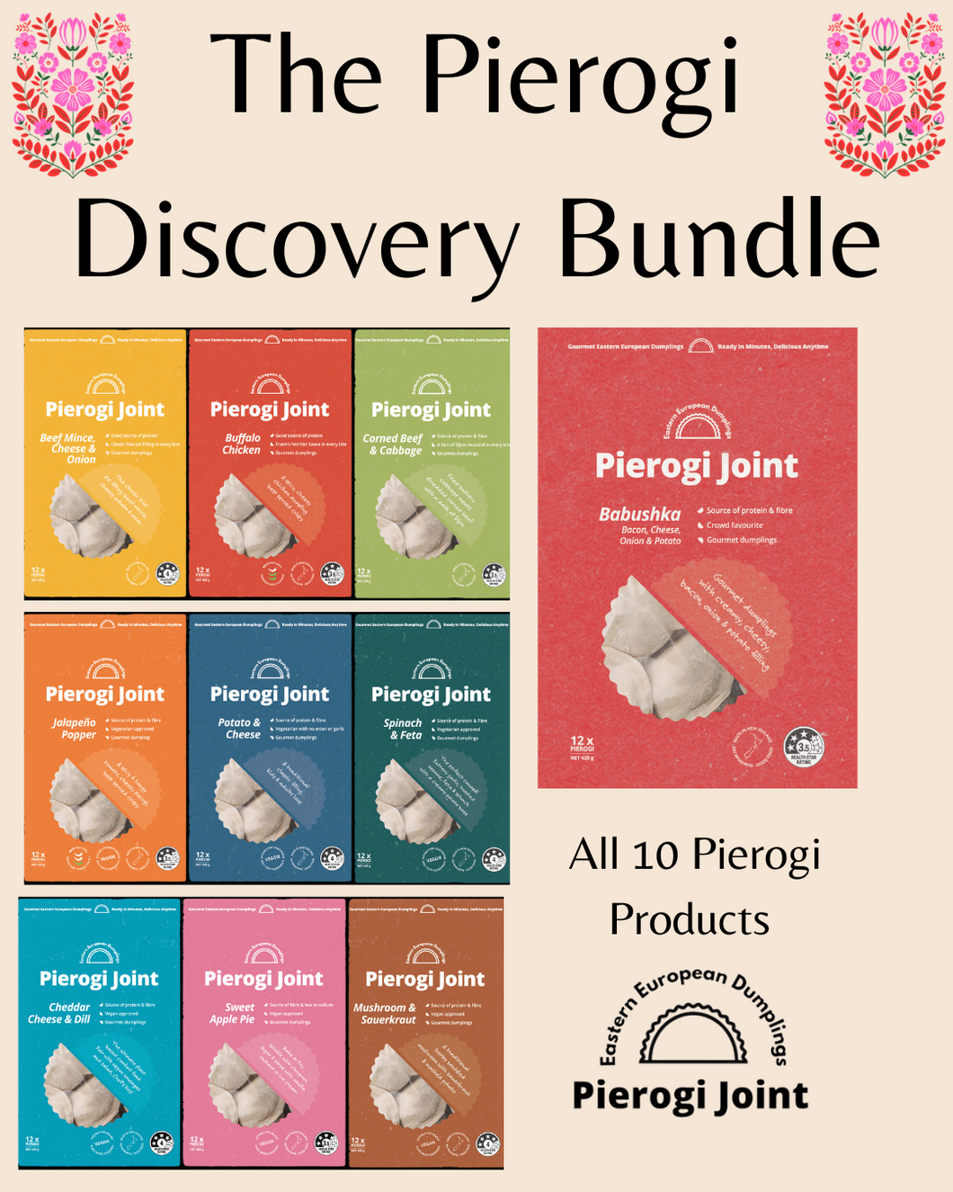 The Pierogi Discovery Bundle: Experience All 10 Flavours!
