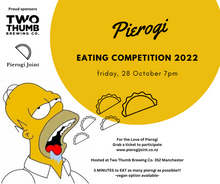 Load image into Gallery viewer, POSTPONED - Pierogi Eating Competition 2022
