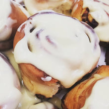 Load image into Gallery viewer, Cinnamon Buns with cream cheese icing
